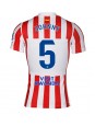 Atletico Madrid Johnny Cardoso #5 Replika Hemmakläder 2025-26 Kortärmad Atletico Madrid Johnny Cardoso #5 Replika Hemmakläder 2025-26 Kortärmad